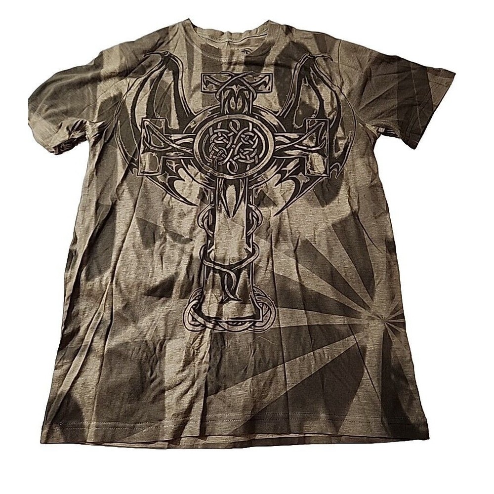 RAW 7 Celtic Cross Men's SHIRT Small NWT BRAND NEW WITH‎ TAGS